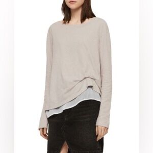 Allsaints Bev Mira Gathered Tee